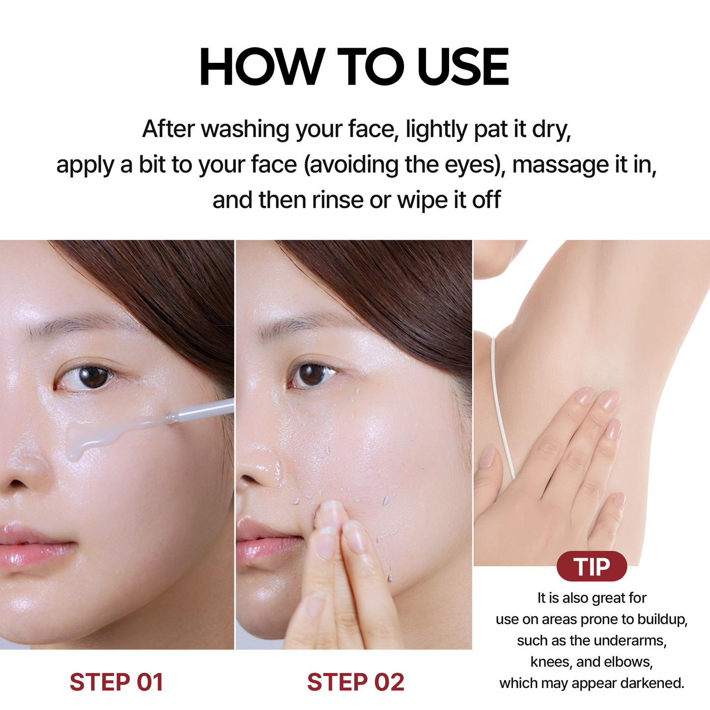 Dr.Melaxin Black Rice Exfoliating Ampoule, Pore & Blackhead Care Serum with AHA BHA